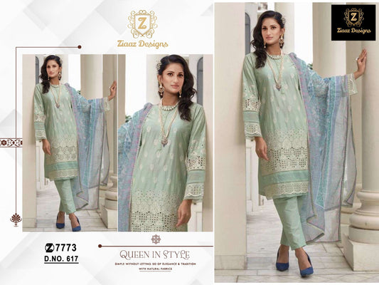 617 Ziaaz Designs Pakistani Salwar Suits
