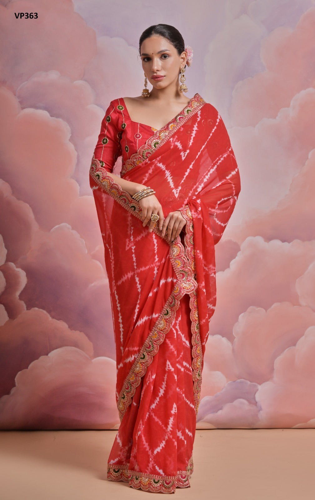 Vp363 Ritu Fashion Berry Sarees
