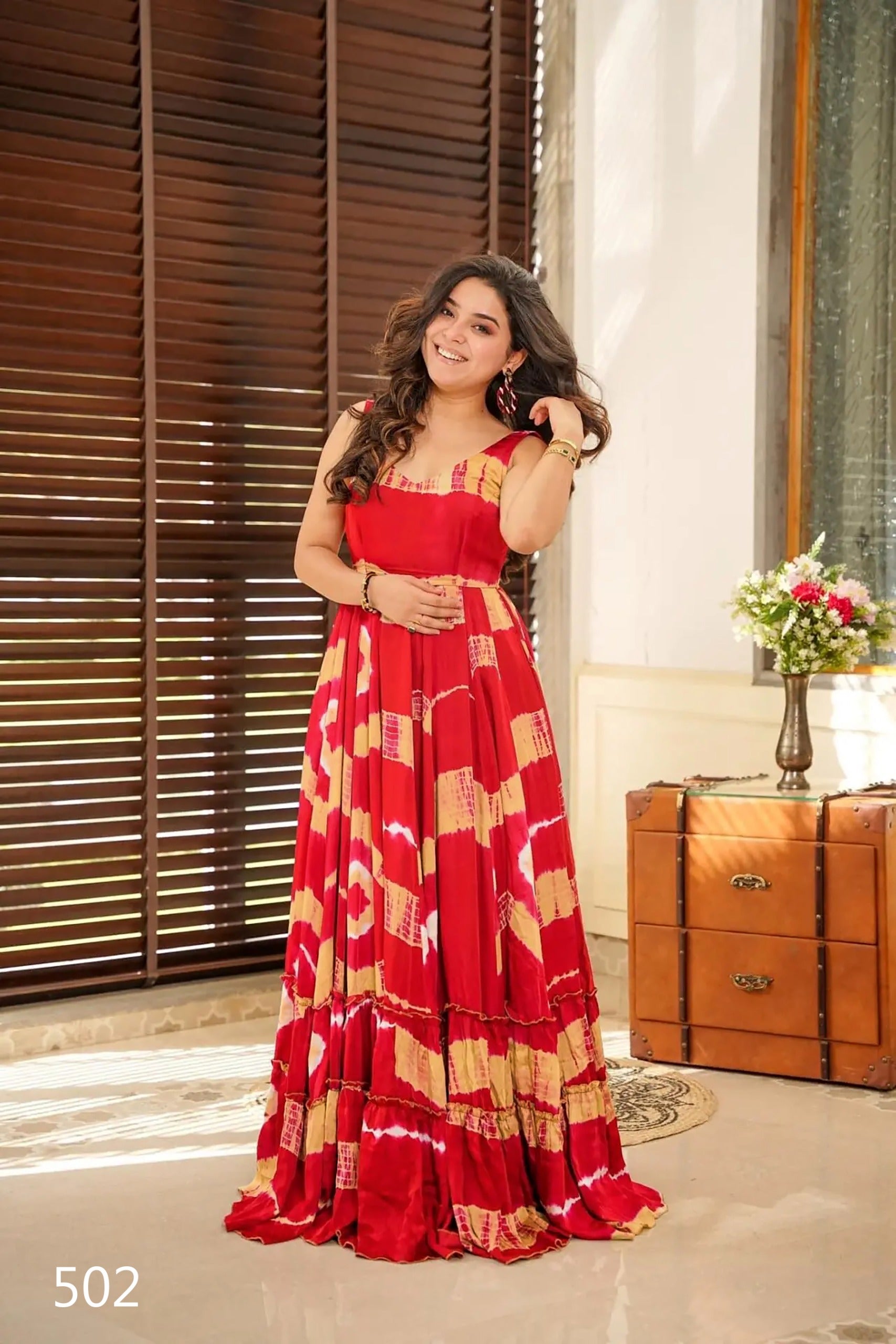 502 Clora Vol 5 Lucaya Digital Printed One Piece Gown