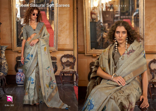 502 Queen Sasural Soft Sarees