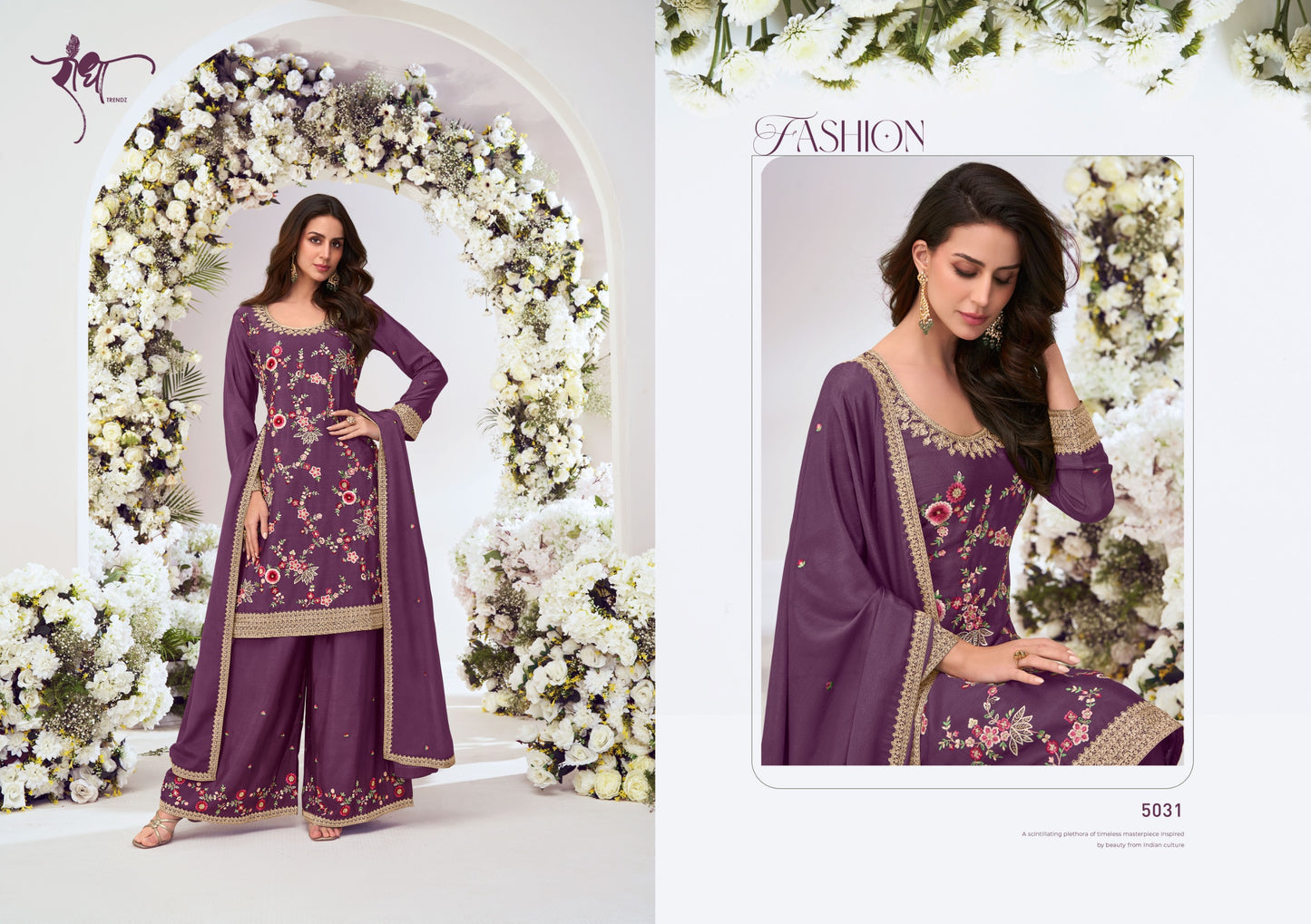 5031 Suhagan Radha Trendz Premium Chinon Readymade Suits
