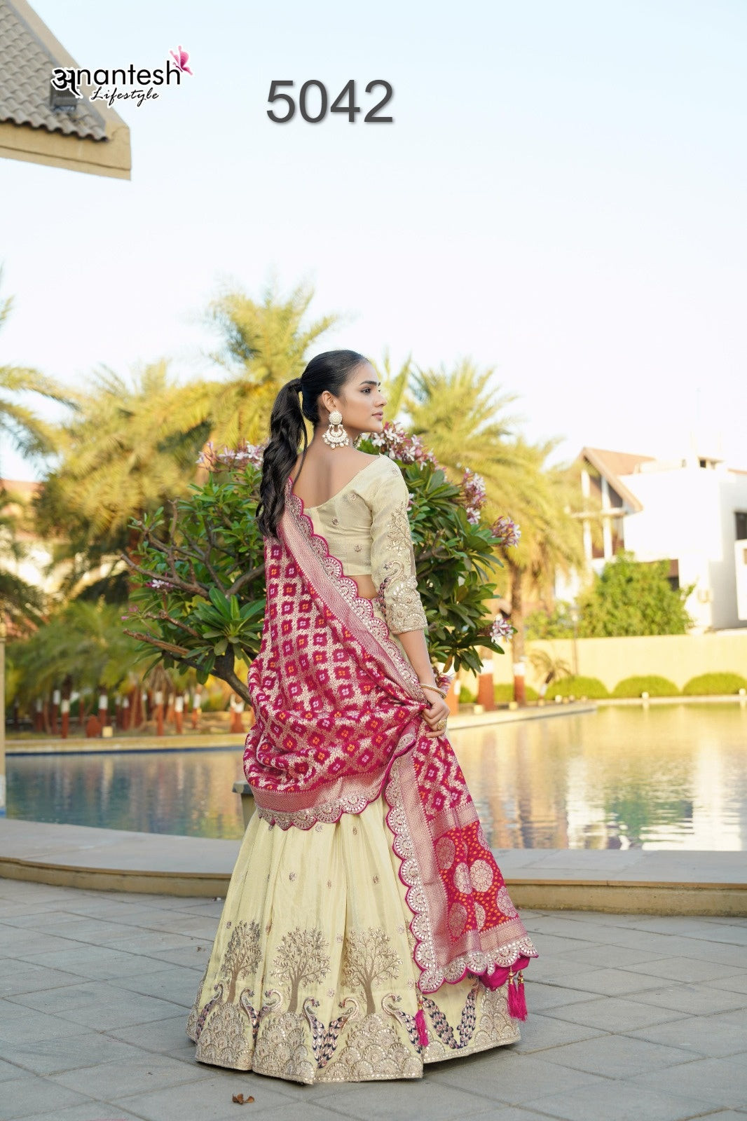 5042 Anantesh Cosmos Viscose Lehenga Choli