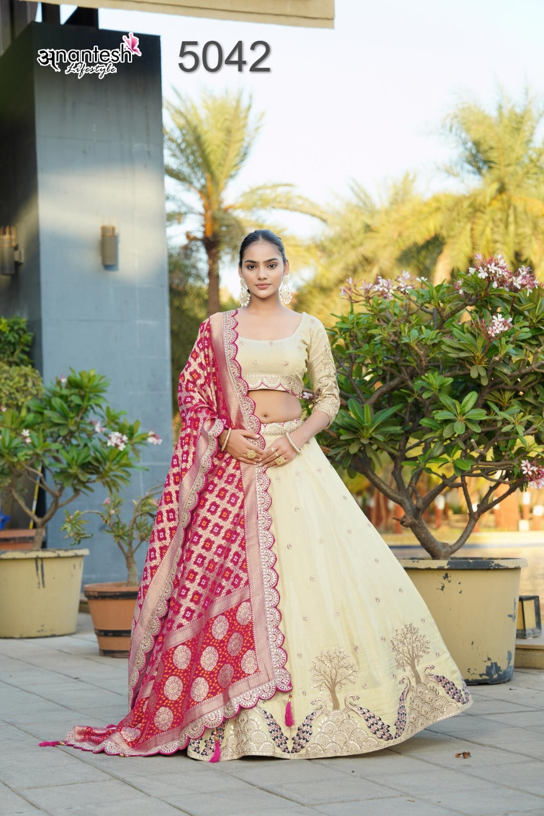 5042 Anantesh Cosmos Viscose Lehenga Choli