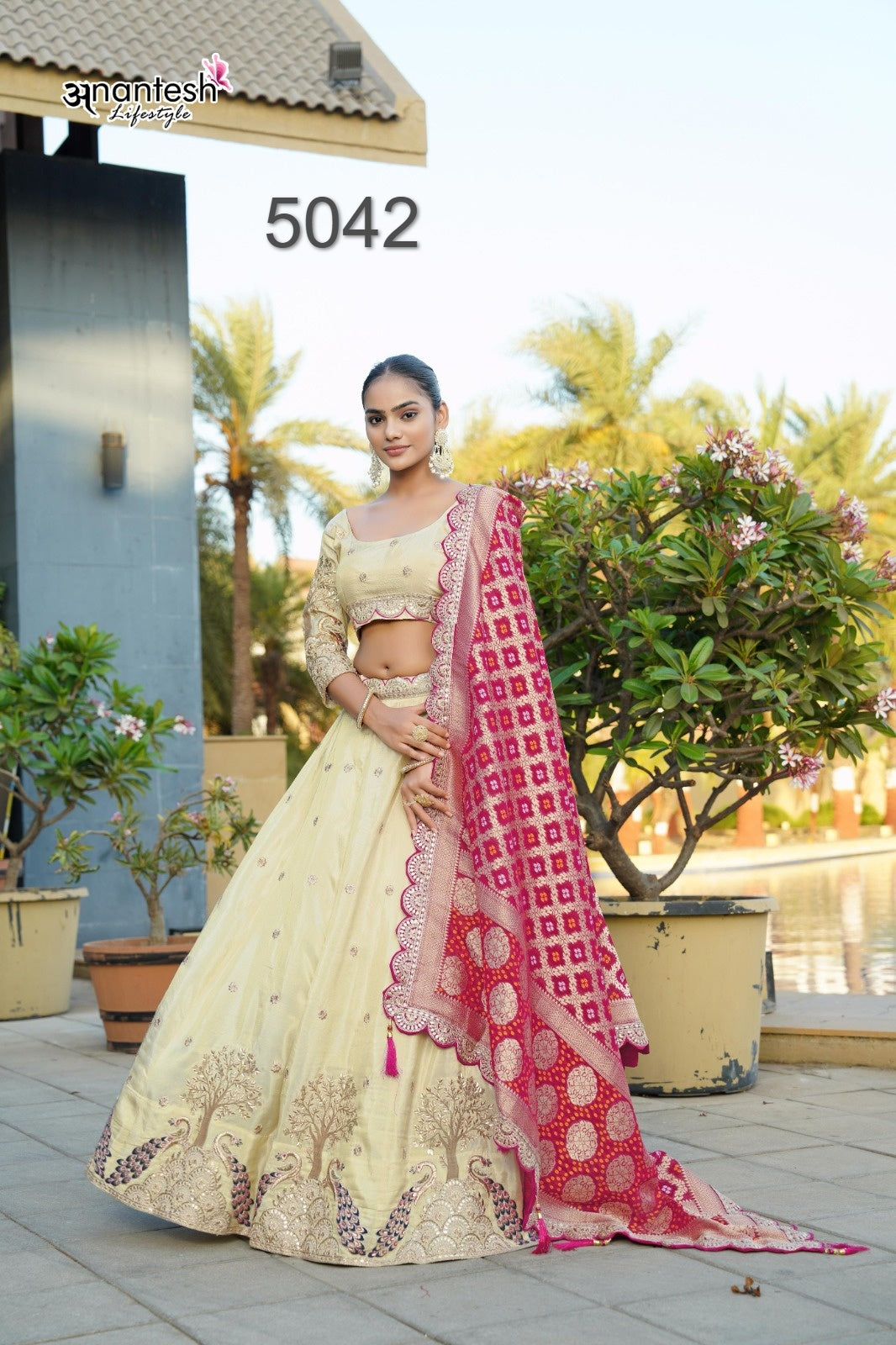 5042 Anantesh Cosmos Viscose Lehenga Choli