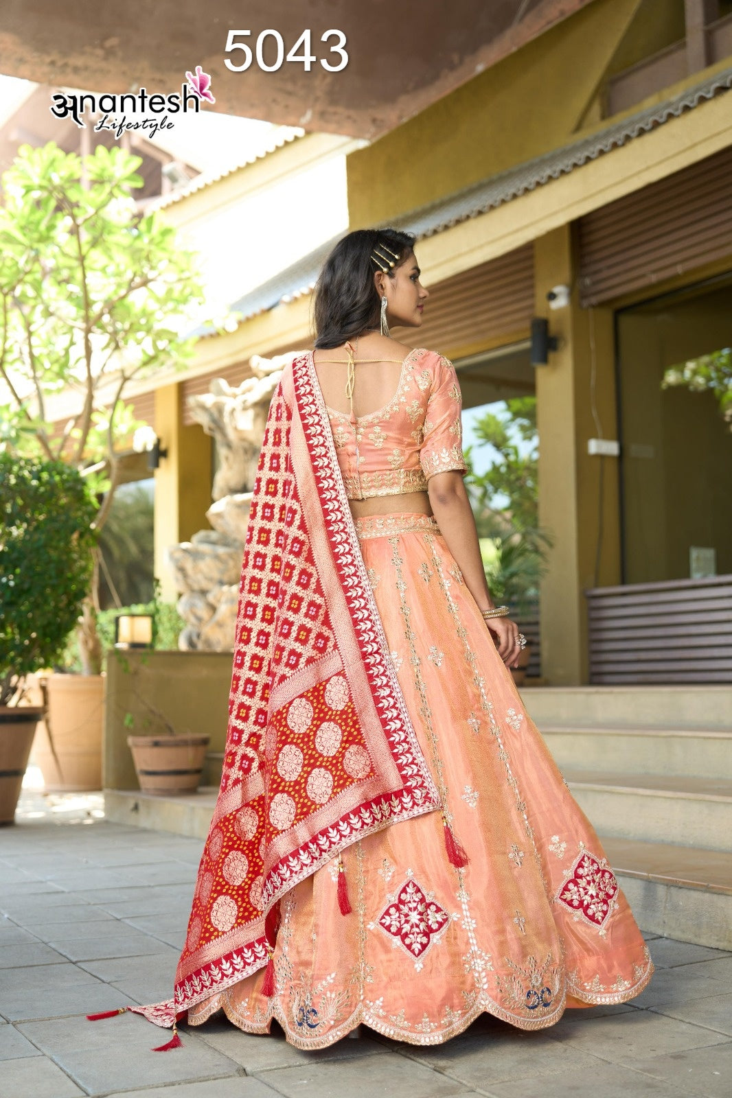 5043 Anantesh Gota Patti Lehenga Choli