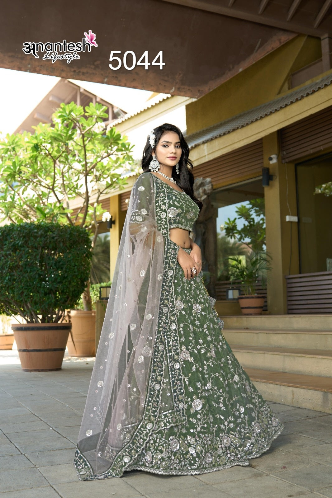 5044 Anantesh Pure Cosmos Lehenga Choli