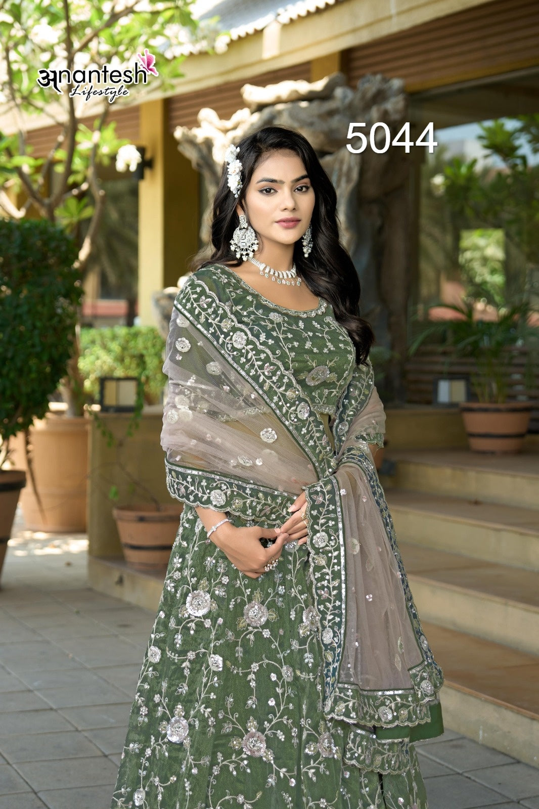 5044 Anantesh Pure Cosmos Lehenga Choli