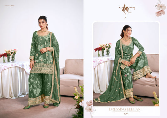 5044 Zeel Radha Trendz Premium Chinon Readymade Suits