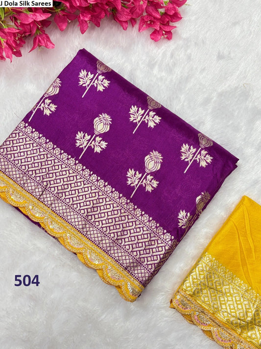 504 J Dola Silk Sarees