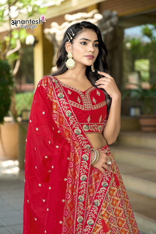 5056 Occasion Vol 13 2025 Anantesh Viscose Silk Lehenga Choli