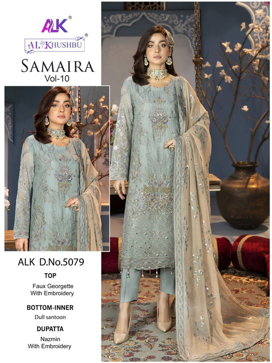 5079 Samaira Vol 10 Alk Georgette Pakistani Salwar Suits