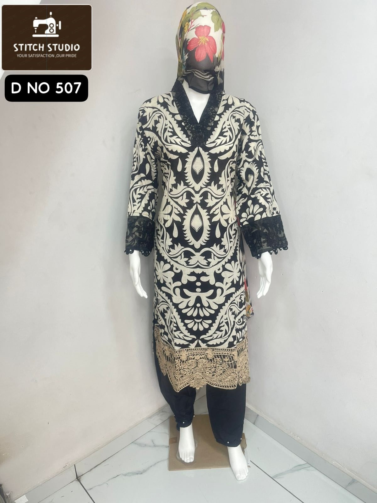 507 Stitch Studio Lawn Cotton Pakistani Readymade Suits