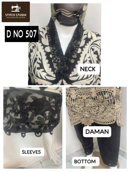 507 Stitch Studio Lawn Cotton Pakistani Readymade Suits