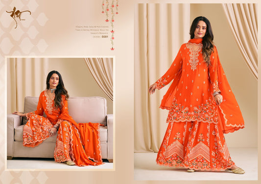 5081 Karwa Radha Trendz Premium Chinon Readymade Suits