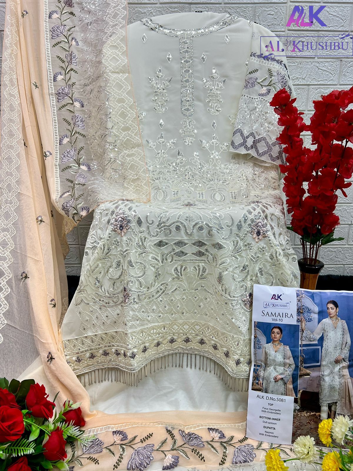 5081 Samaira Vol 10 Alk Georgette Pakistani Salwar Suits
