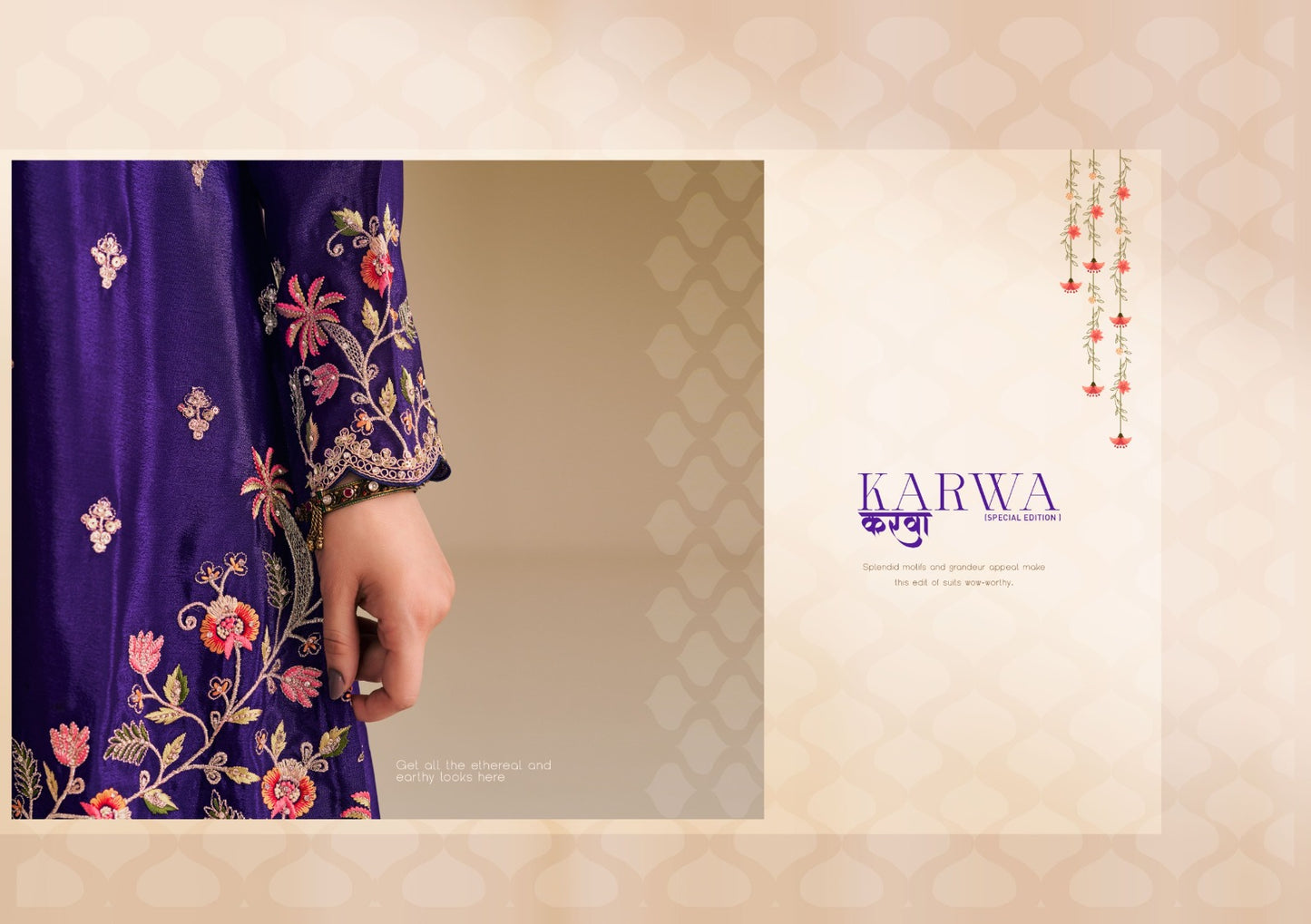 5082 Karwa Radha Trendz Premium Chinon Readymade Suits