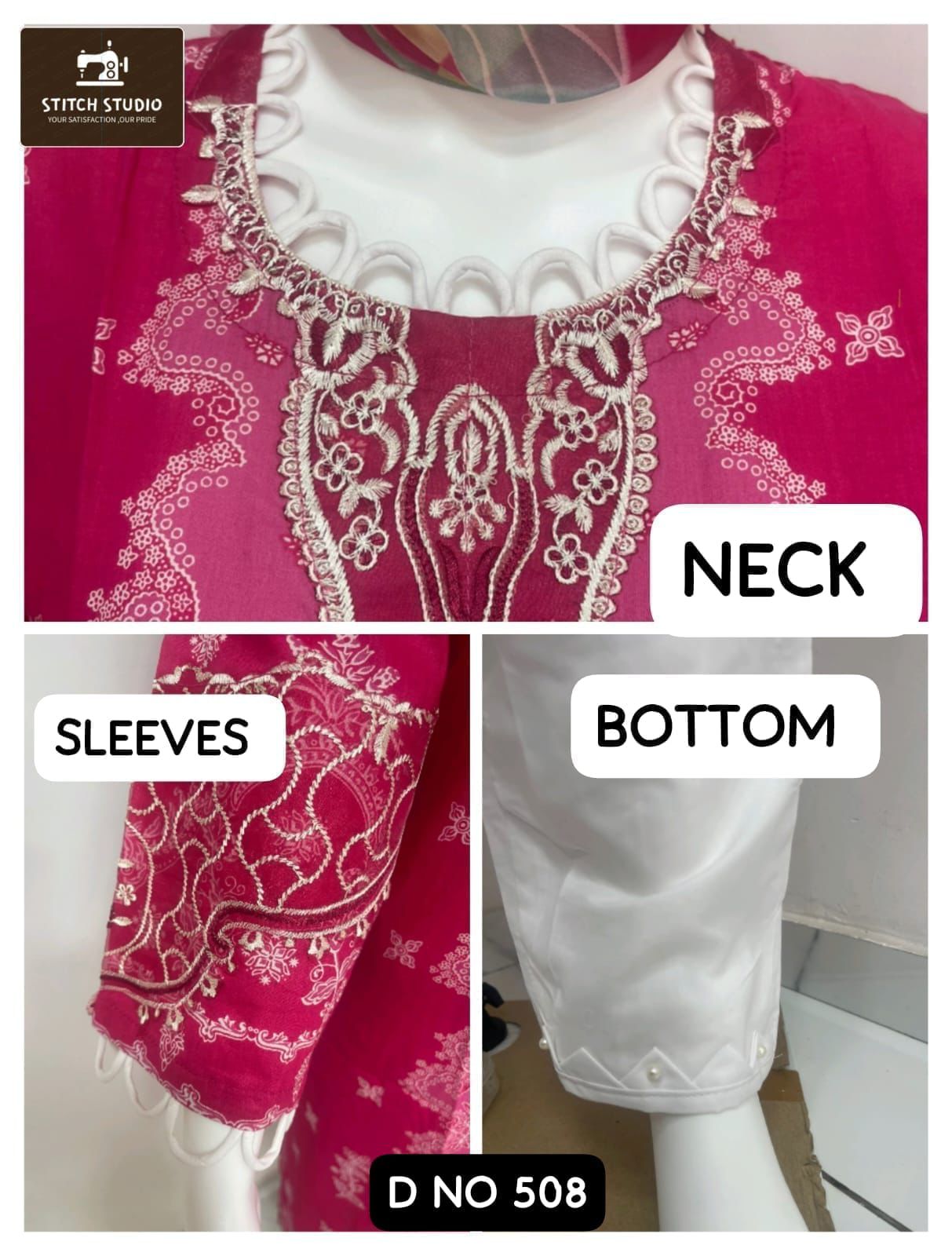 508 Stitch Studio Embroidery Pakistani Readymade Suits
