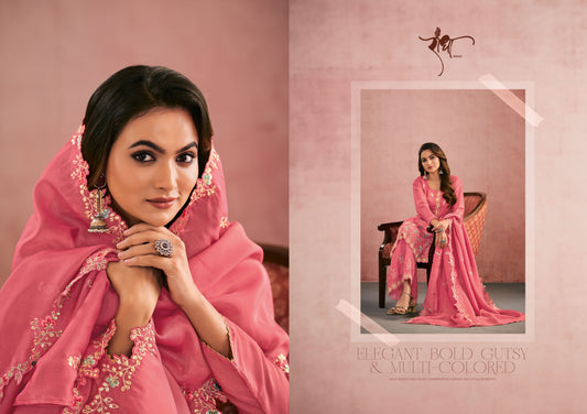5092 Suhani Radha Trendz Simmer Silk Readymade Suits