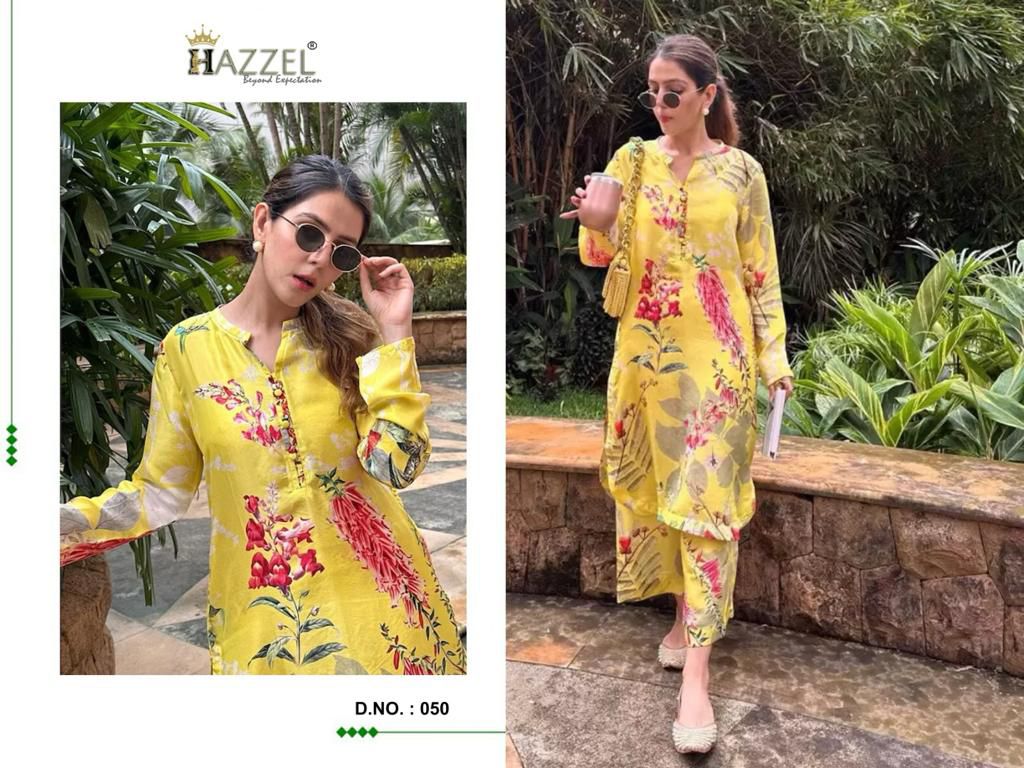 50 Hazzel Embroidery Pakistani Salwar Suits