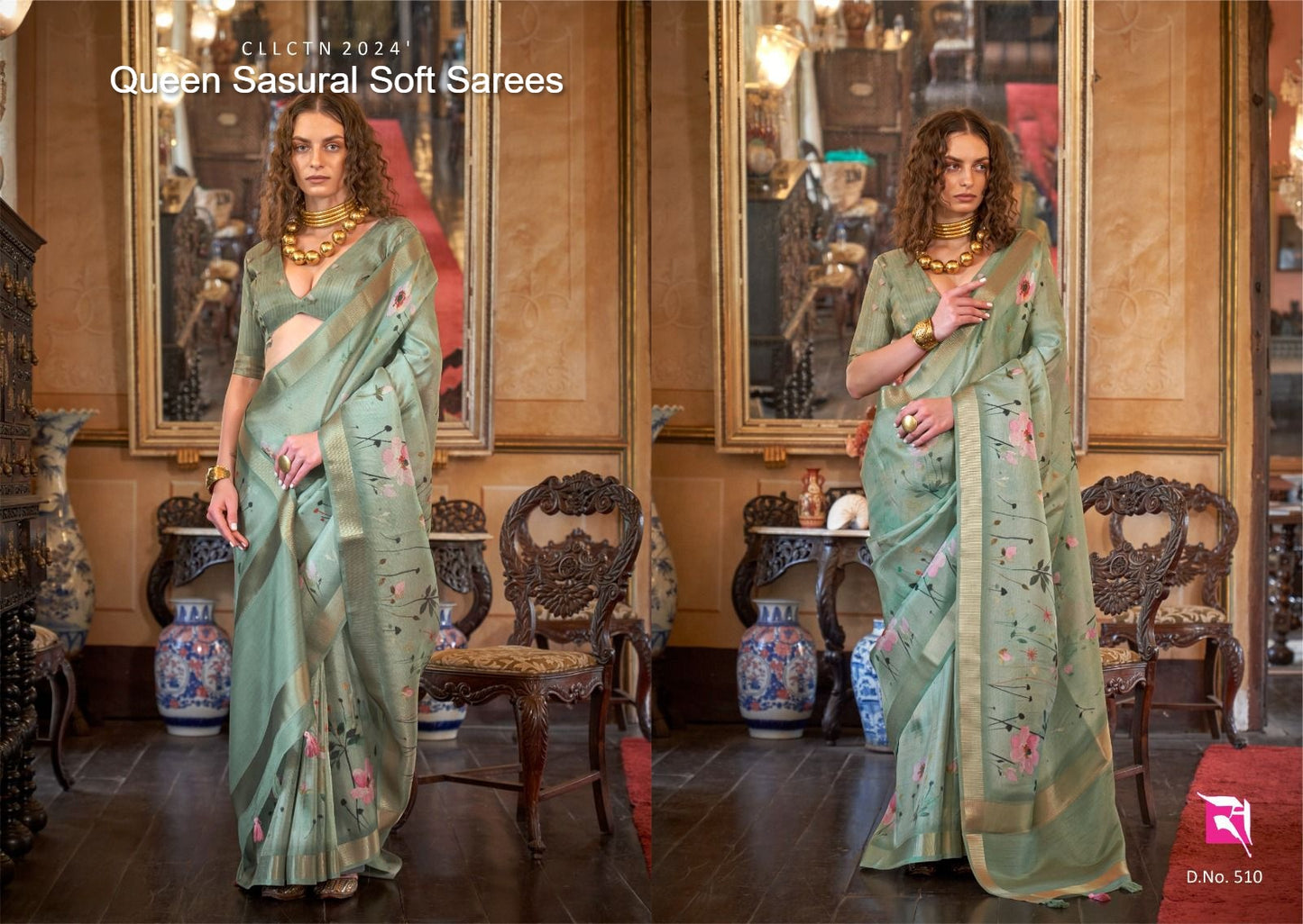 510 Queen Sasural Soft Sarees