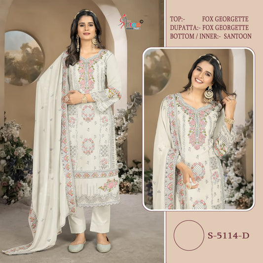 5114D Shree Fabs Georgette Pakistani Salwar Suits