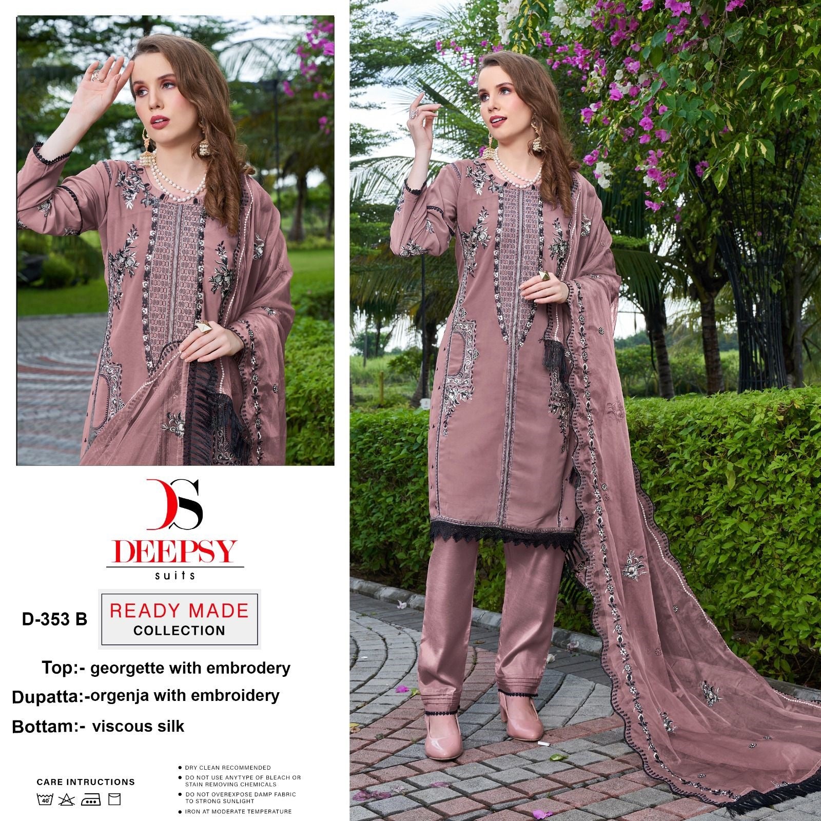 353-B Deepsy Pakistani Readymade Suits