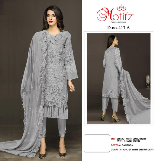 417-A Motifz Pakistani Salwar Suits