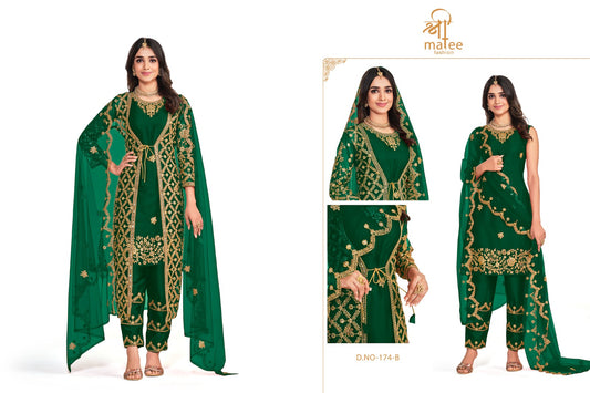 174B Mirror Vol 15 Shree Matee Fashion Unstitched Suits