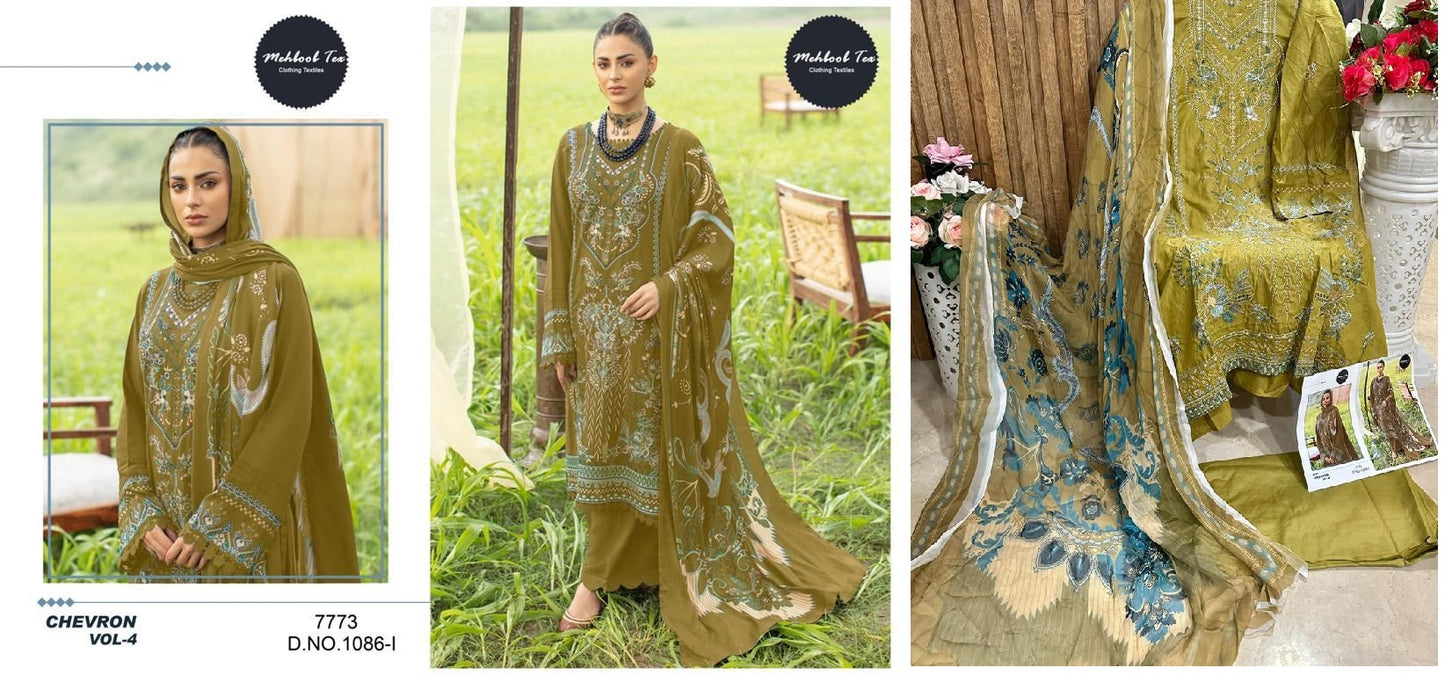1086I Mehboob Tex Pakistani Salwar Suits