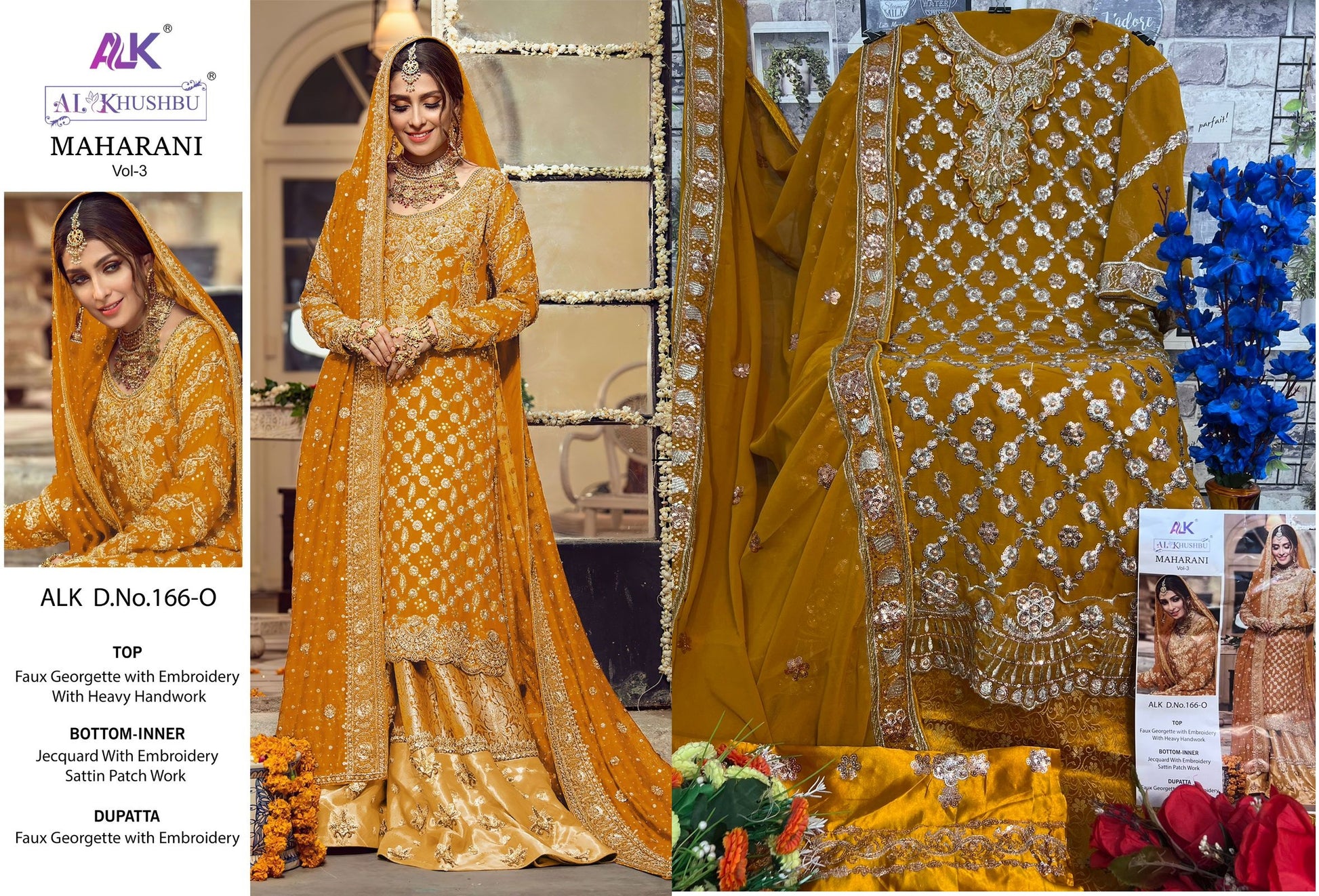 166O Alk Pakistani Salwar Suits