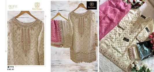 421 Ziaaz Designs Pakistani Salwar Suits