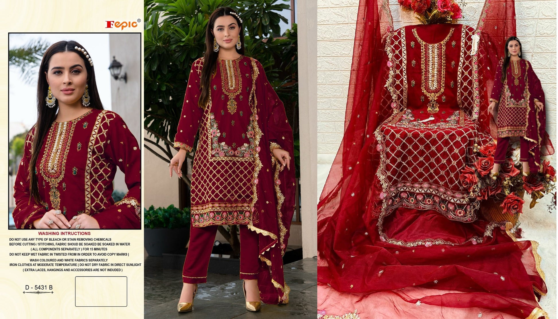 5431B Fepic Pakistani Salwar Suits