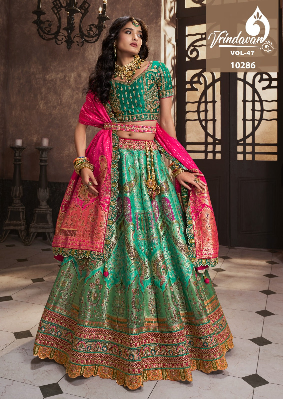 10286 Vrindavan Vol 47 Royal Lehenga Choli