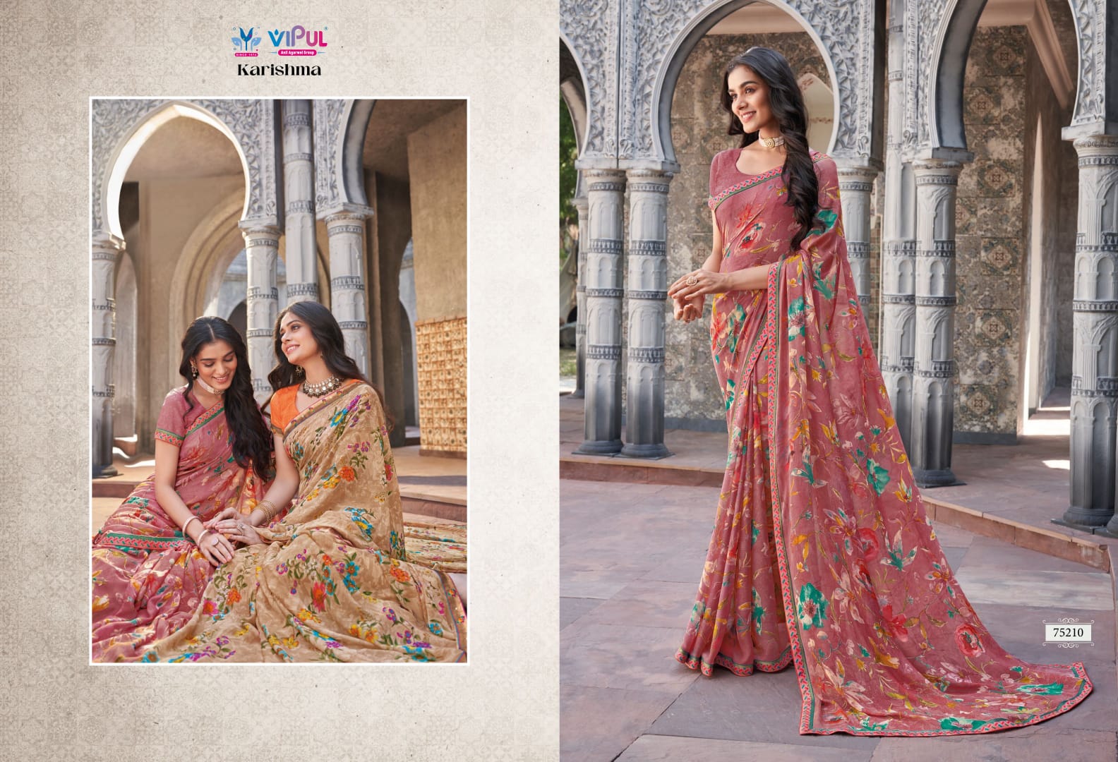 75210 Karishma Vipul Sarees