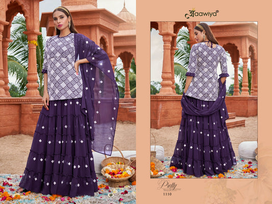 1110 Muraad Vol 1 Aawiya Readymade Suits