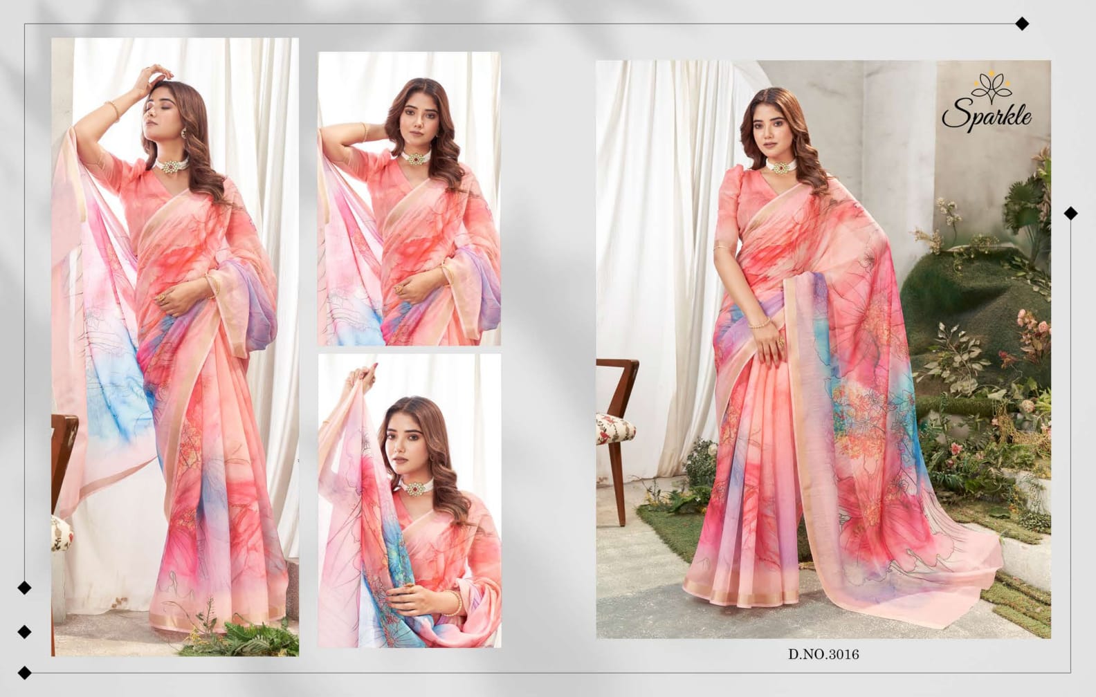 3016 Ahaana Charmi Fashion Sarees