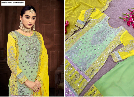 796Pista Aarohi Readymade Suits