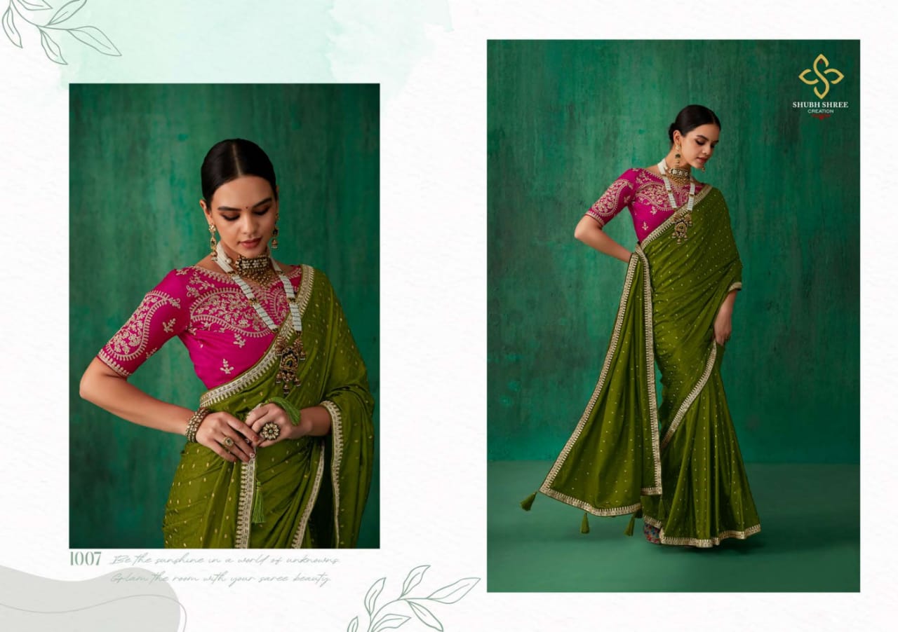 1007 Nurvi Shubh Shree Sarees