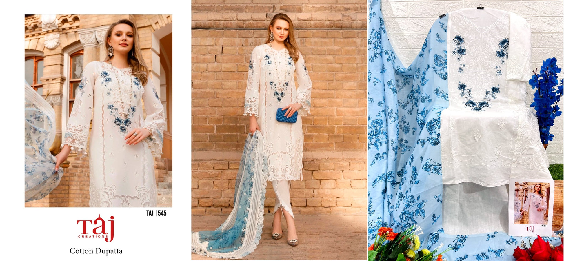 545 Taj Creations Pakistani Salwar Suits