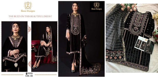 353 Ziaaz Designs Pakistani Salwar Suits