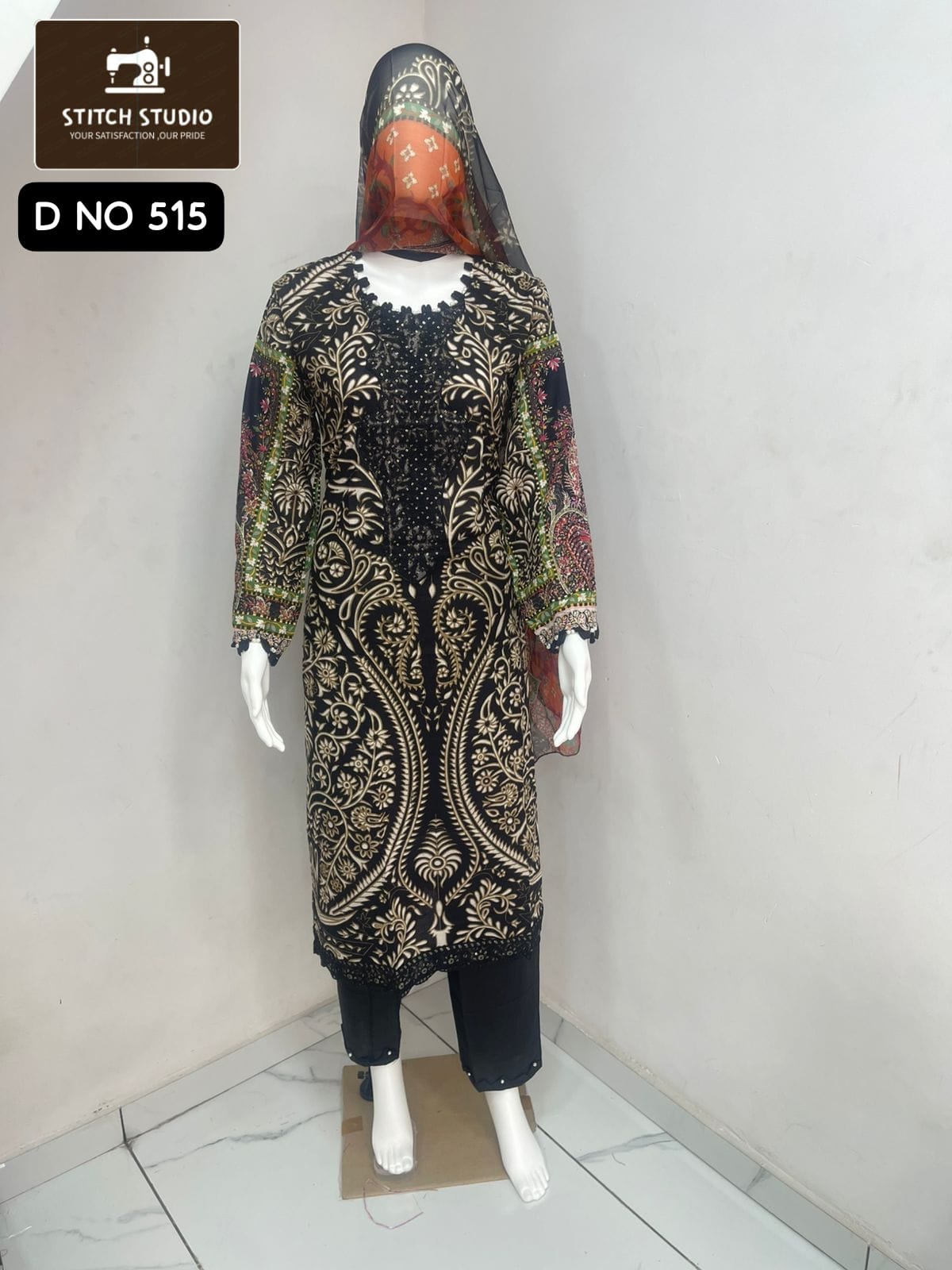 515 Stitch Studio Lawn Cotton Pakistani Readymade Suits