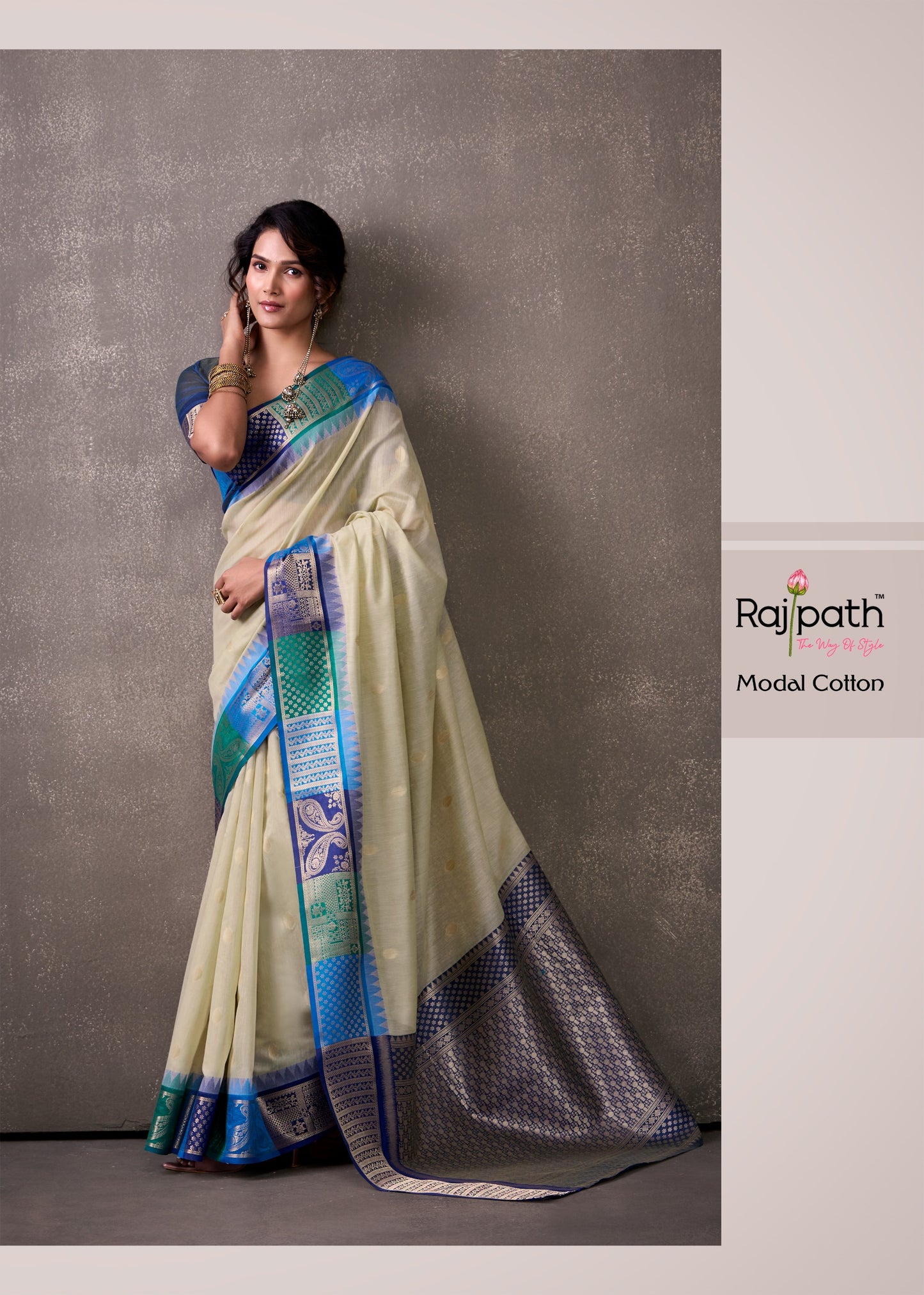 516 Tuti Fruti Rajpath Modal Cotton Sarees
