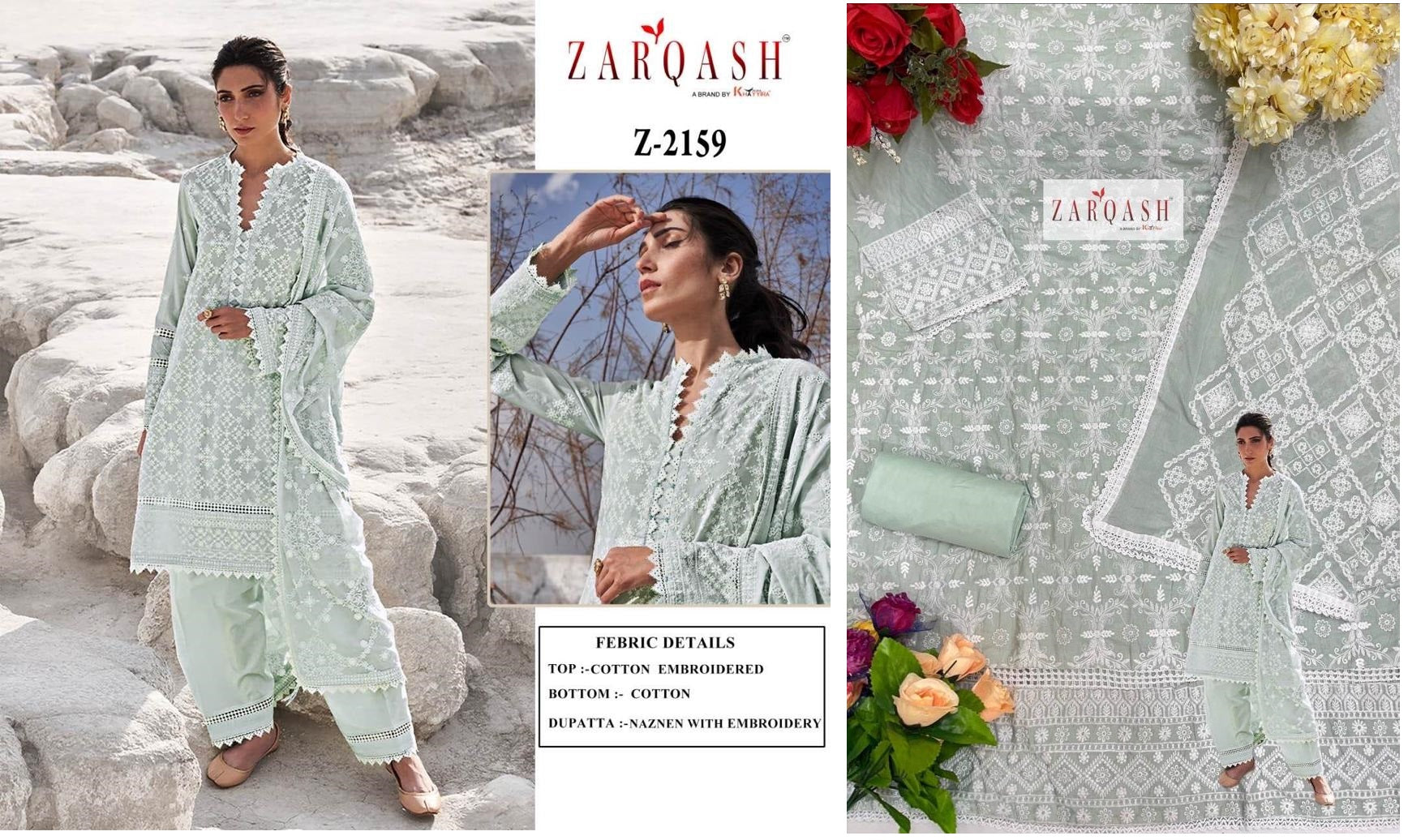 Z-2159 Zarqash Pakistani Salwar Suits