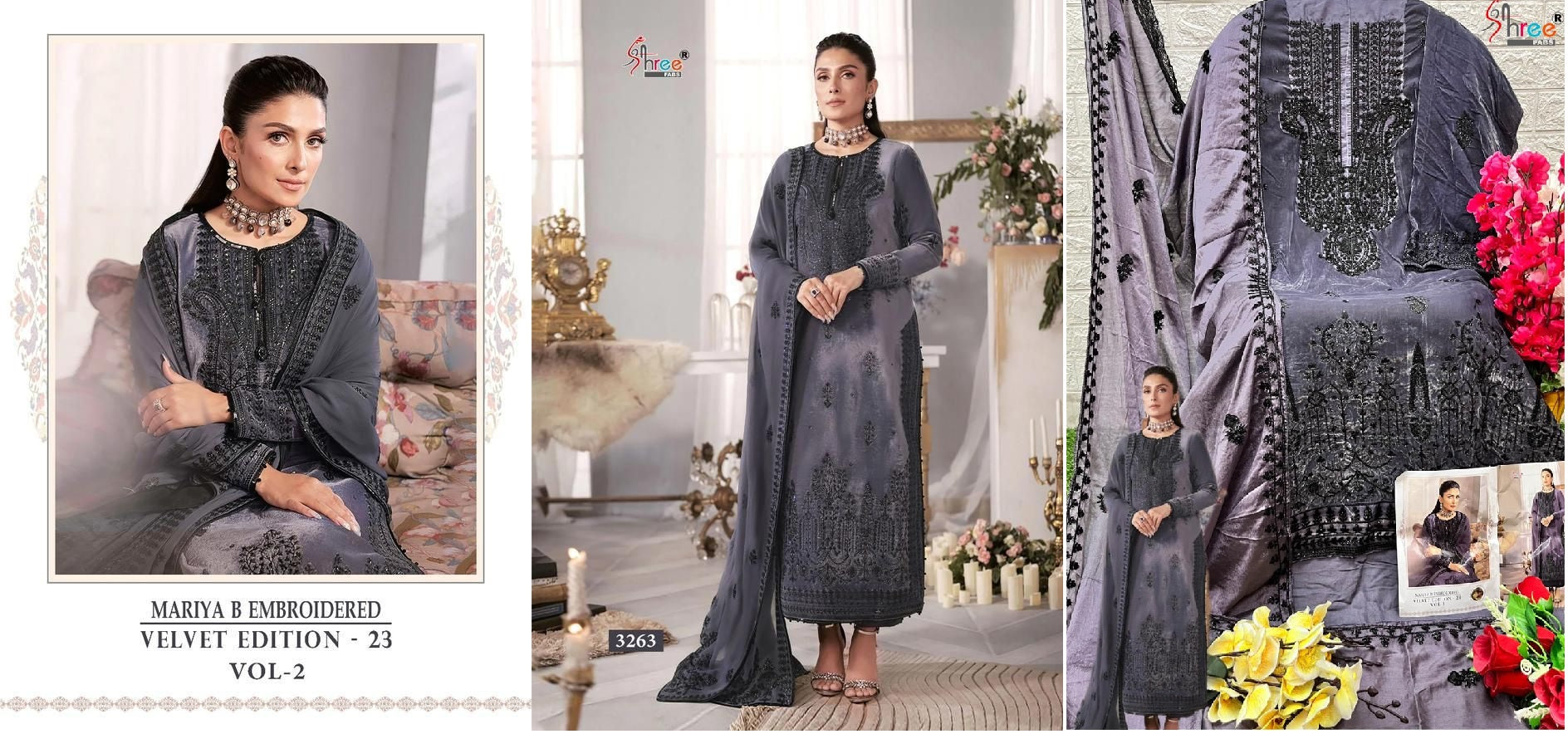3263 Shree Fabs Pakistani Salwar Suits