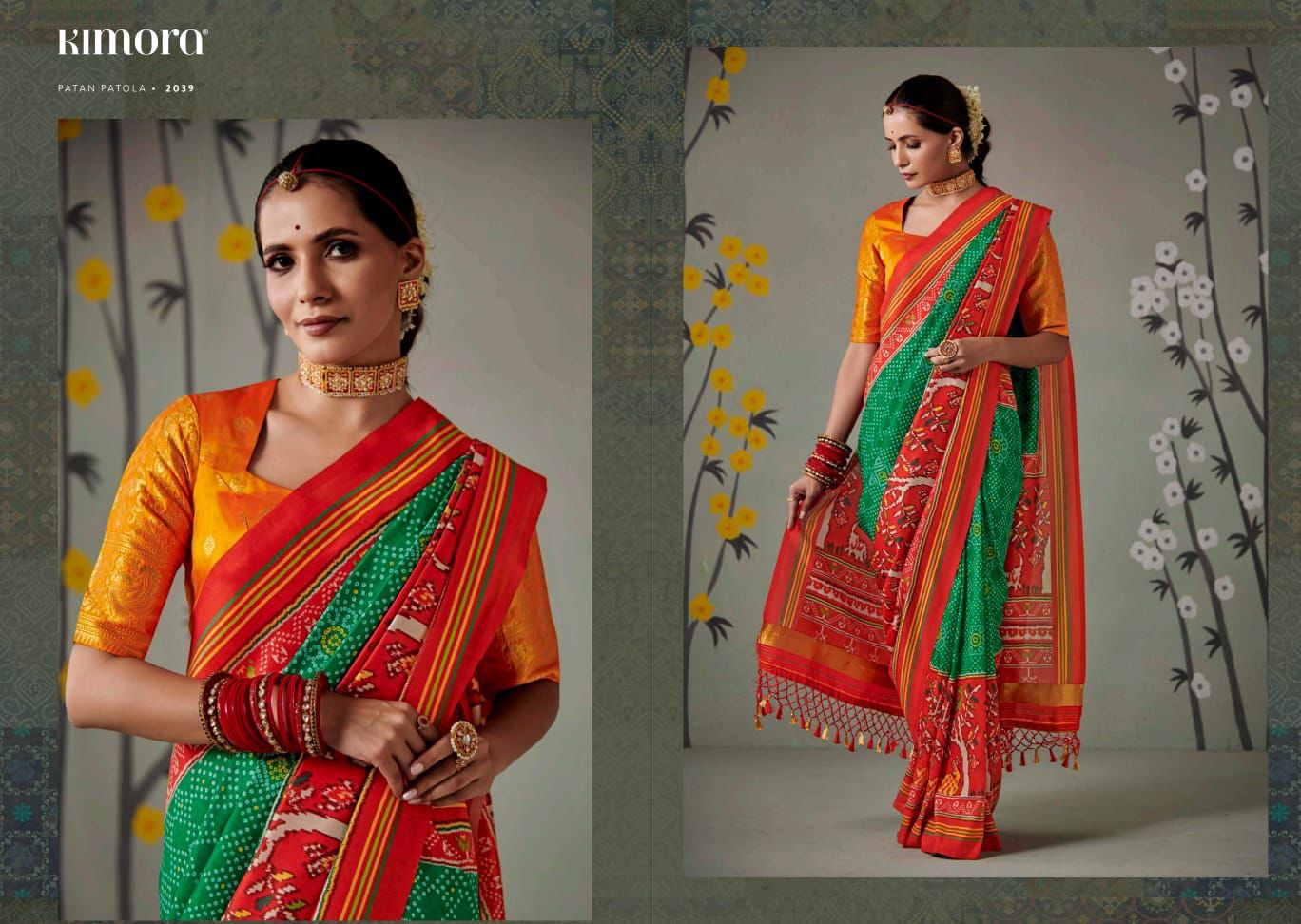2039 Patan Kimora Sarees