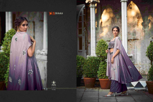 4914 Flory Vol 35 Shubhkala Crop Top Plazzo Set