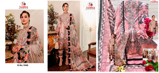 1040 Aasha Designer Pakistani Salwar Suits