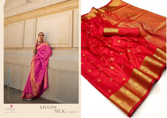 348005 Khaddi Rajtex Sarees