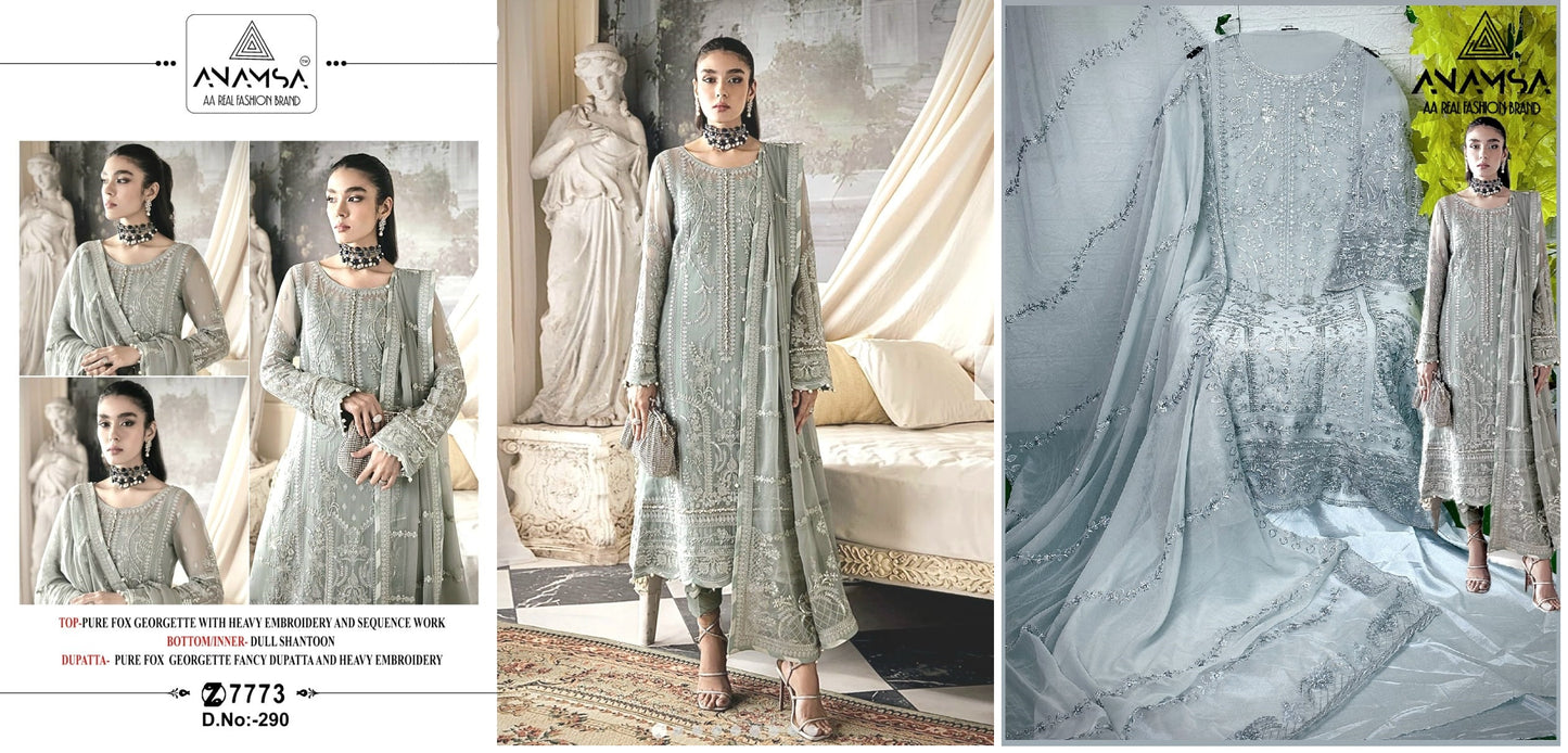 290 Anamsa Pakistani Salwar Suits