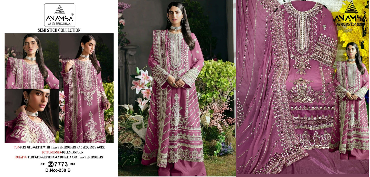 230B Anamsa Pakistani Salwar Suits
